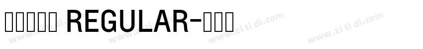 喜鹊聚珍体 REGULAR字体转换